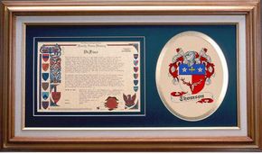 Thomson Clan Crest History Framed Print
