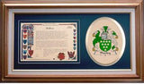 Thorley Clan Crest History Framed Print