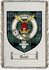 Todd Clan Badge Throw Blanket