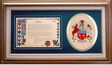 Toshach Clan Crest History Framed Print