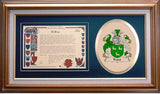 Trout Clan Crest History Framed Print