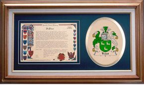 Trout Clan Crest History Framed Print