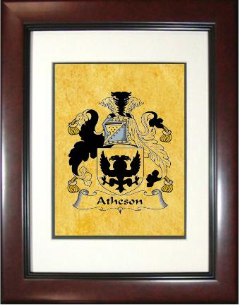 Atheson Coat of Arms Framed Print