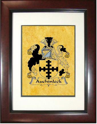 Auchinleck Coat of Arms Framed Print