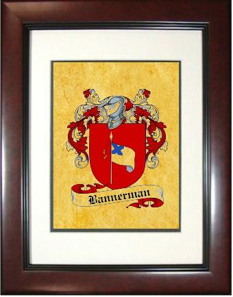 Bannerman Coat of Arms Framed Print