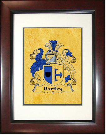 Bartley Coat of Arms Framed Print