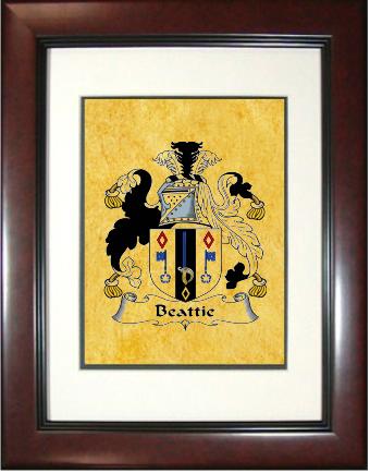 Beattie Coat of Arms Framed Print
