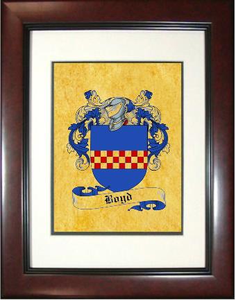 Boyd Coat of Arms Framed Print