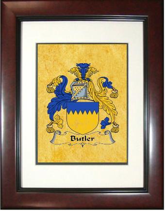 Butler Coat of Arms Framed Print