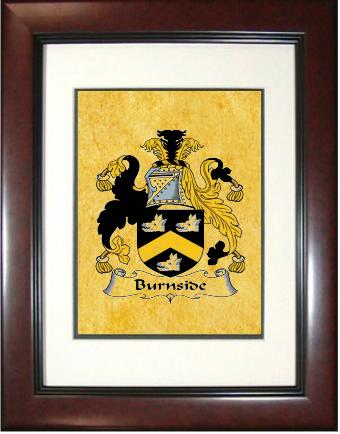 Burnside Coat of Arms Framed Print