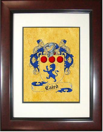 Caird Coat of Arms Framed Print