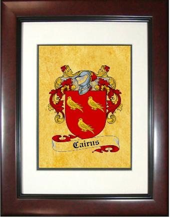 Cairns Coat of Arms Framed Print