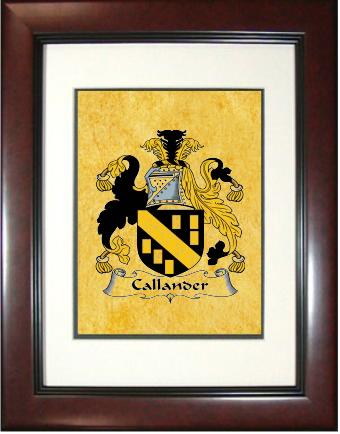 Callander Coat of Arms Framed Print