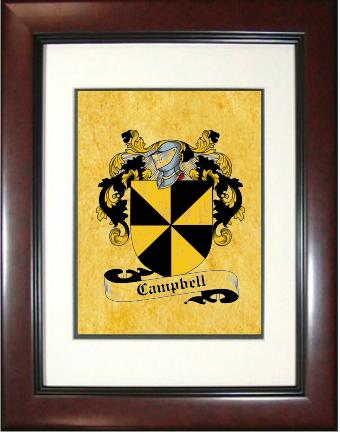 Campbell Coat of Arms Framed Print
