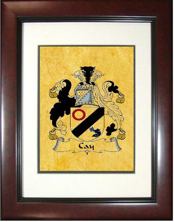 Cay Coat of Arms Framed Print