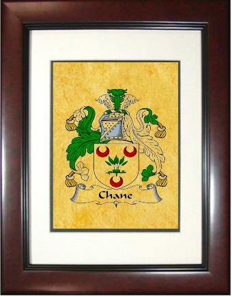 Chane Coat of Arms Framed Print