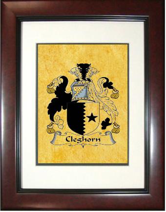 Cleghorn Coat of Arms Framed Print