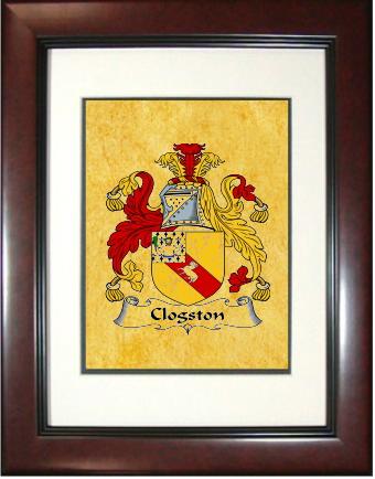 Clogston Coat of Arms Framed Print