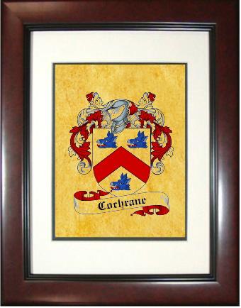 Cochrane Coat of Arms Framed Print
