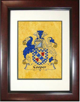 Cooper Coat of Arms Framed Print