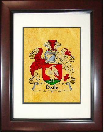 Daile Coat of Arms Framed Print