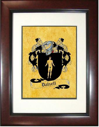 Dalzell Coat of Arms Framed Print