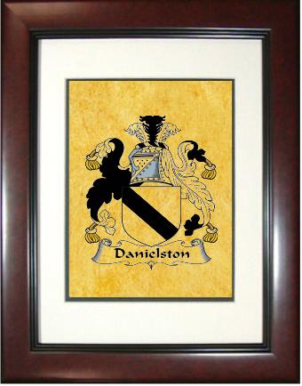 Danielston Coat of Arms Framed Print