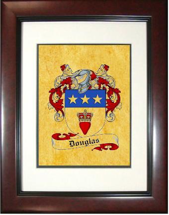 Douglas Coat of Arms Framed Print