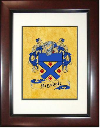 Drysdale Coat of Arms Framed Print