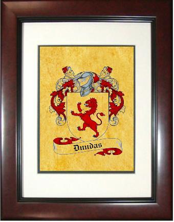 Dundas Coat of Arms Framed Print