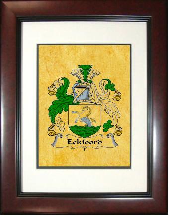 Eckfoord Coat of Arms Framed Print