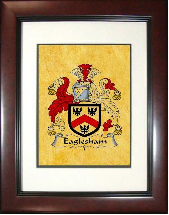 Eaglesham Coat of Arms Framed Print