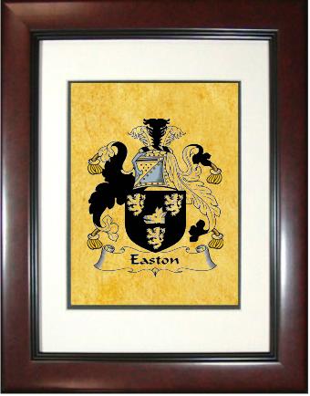 Easton Coat of Arms Framed Print