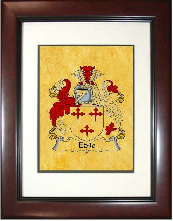 Edie Coat of Arms Framed Print