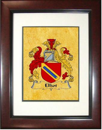Elliot Coat of Arms Framed Print