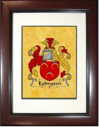 Eglington Coat of Arms Framed Print