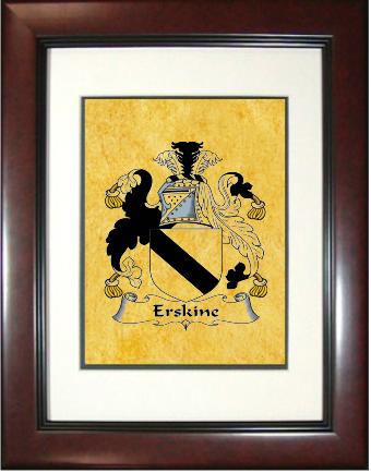 Erskin Coat of Arms Framed Print