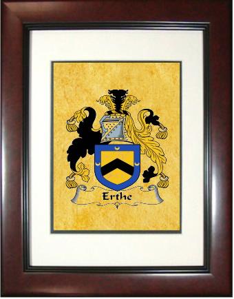Erthe Coat of Arms Framed Print