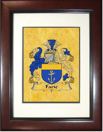 Farie Coat of Arms Framed Print