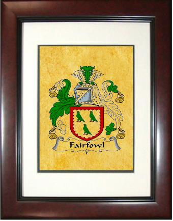 Fairfowl Coat of Arms Framed Print