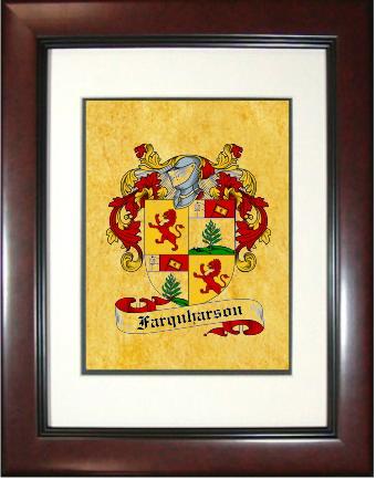 Farquharson Coat of Arms Framed Print