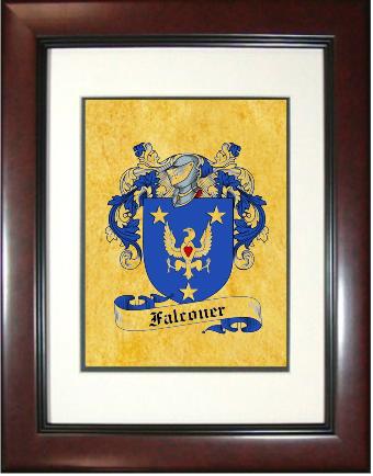 Falconer Coat of Arms Framed Print