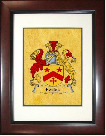 Fettes Coat of Arms Framed Print