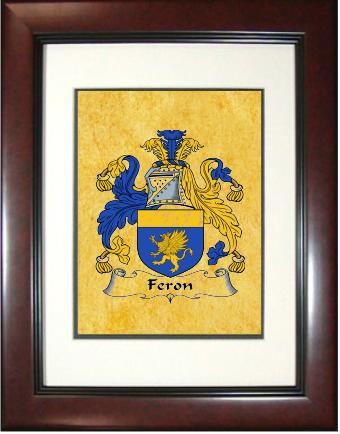 Feron Coat of Arms Framed Print