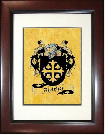 Fletcher Coat of Arms Framed Print
