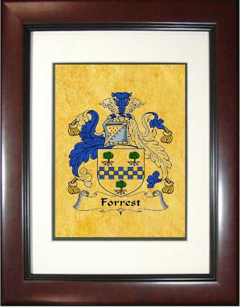Forrest Coat of Arms Framed Print
