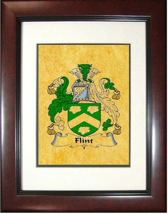 Flint Coat of Arms Framed Print