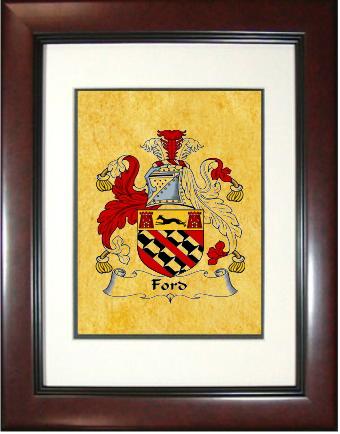 Ford Coat of Arms Framed Print