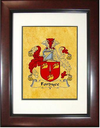 Fordyce Coat of Arms Framed Print