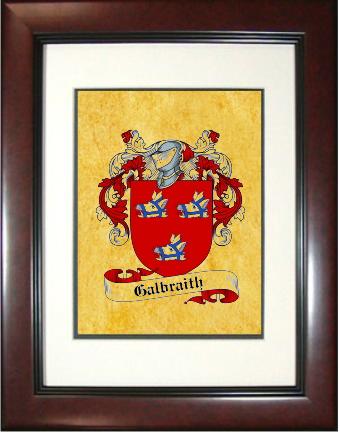 Galbraith Coat of Arms Framed Print